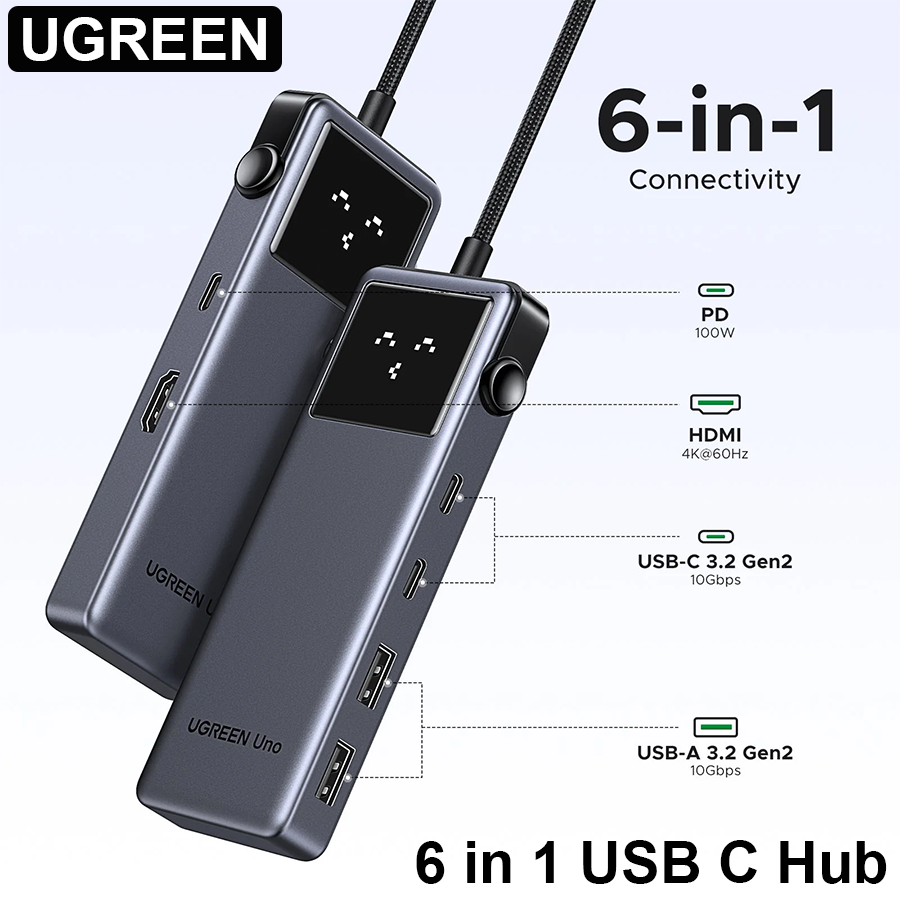 4K HDMI, 2x USB 3.0, 2x USB C - USB C Hub - 35998