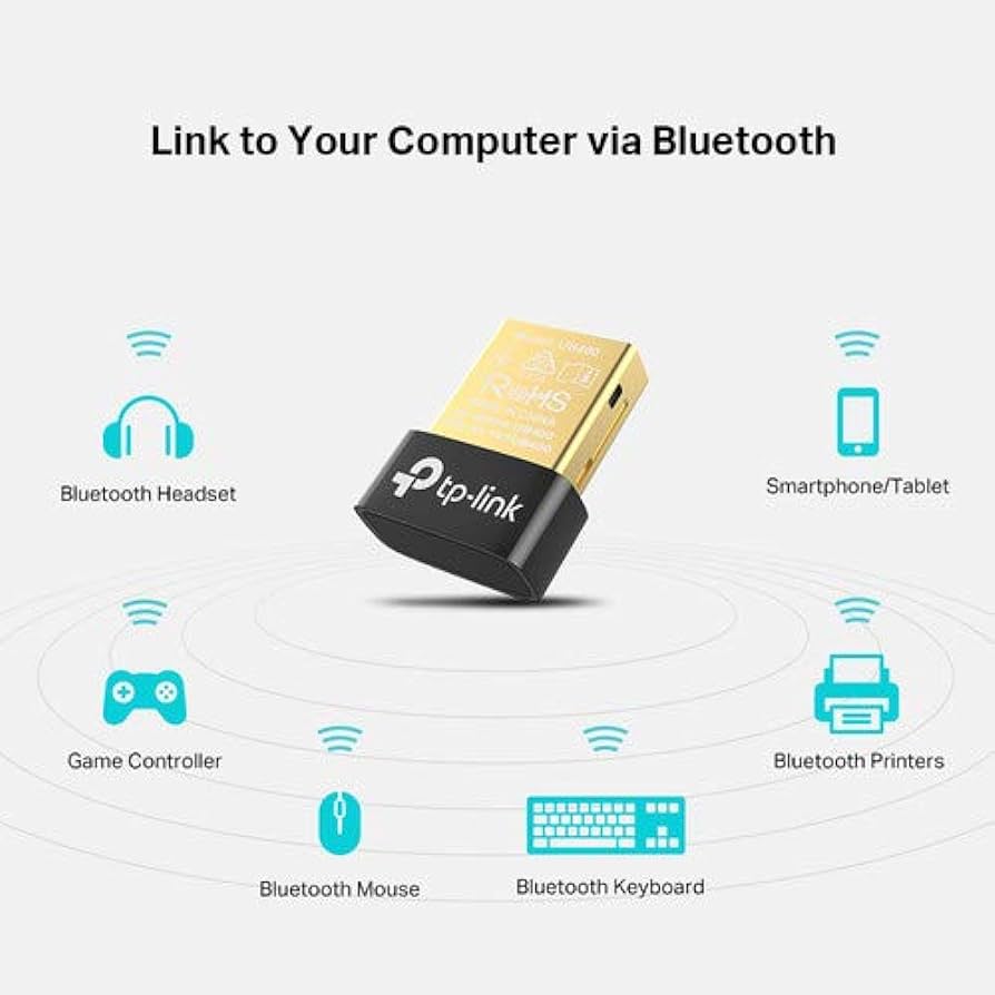 TP Link Bluetooth 4.0 Nano USB Adapter - UB400