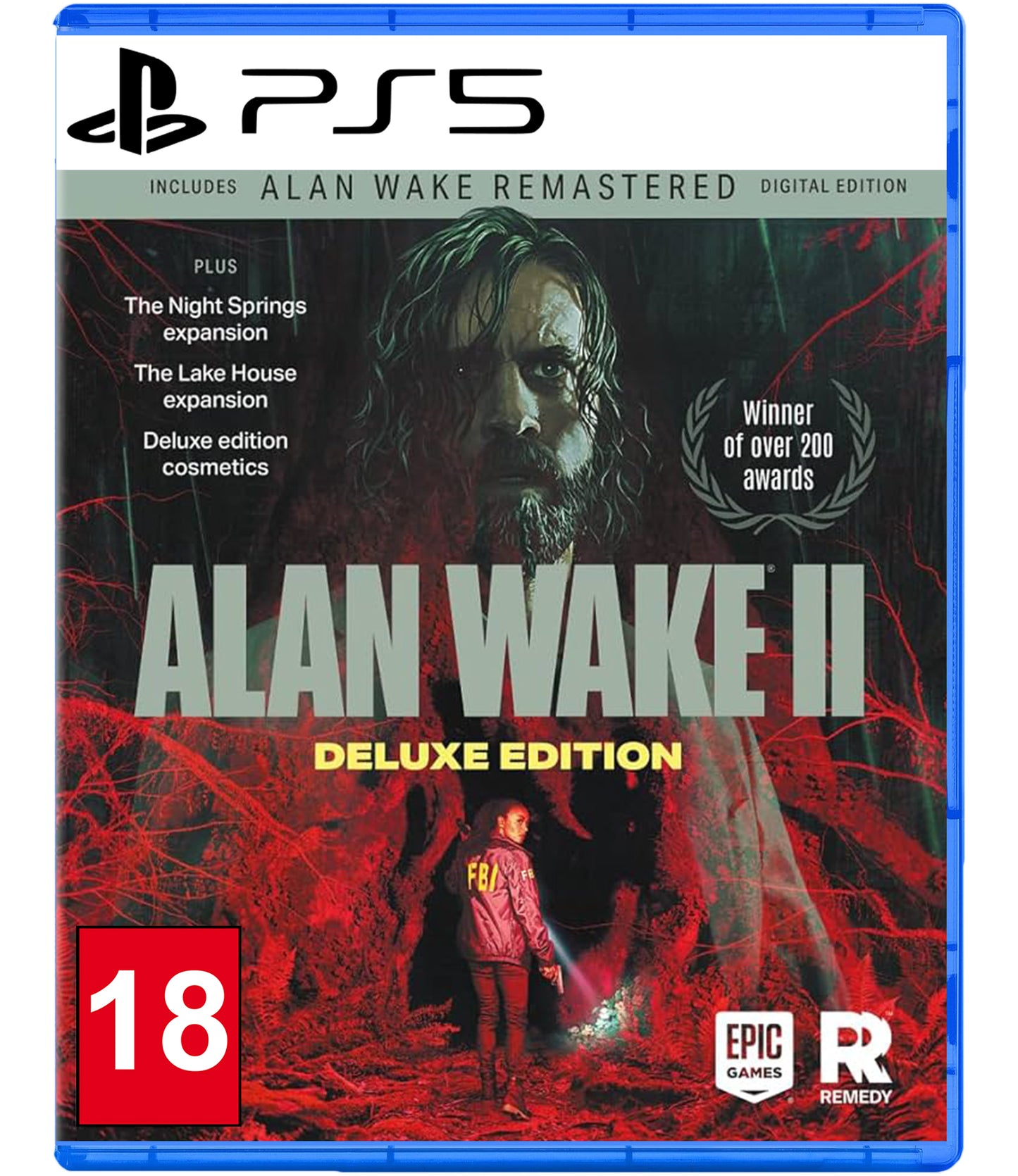 Alan Wake II 2 Deluxe Edition (Includes: Alan Wake Remastered) - PS5 Game