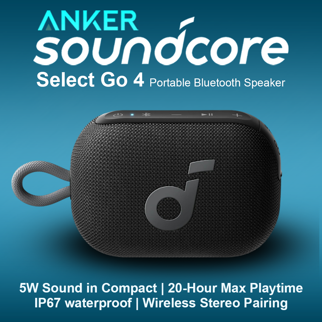 Anker Soundcore Select Go 4 Portable Waterproof Speaker