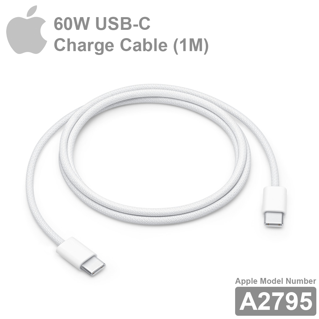 Apple 60W USB C Charge Cable - 1M