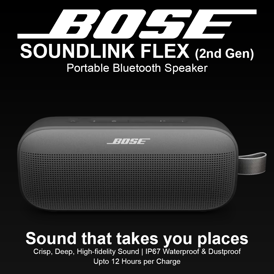 Bose SoundLink Flex (2nd Gen) Portable Bluetooth Speaker - Black