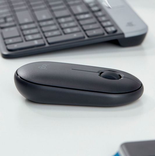 Logitech M350 Pebble Silent Wireless Mouse (Black)