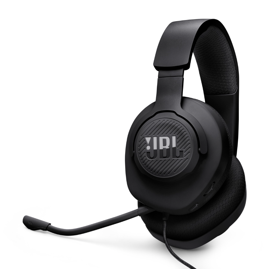 JBL Quantum 100M2 Wired Gaming Headphones - Black