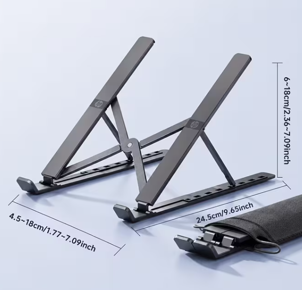 HP Foldable Laptop Stand - Dark Grey