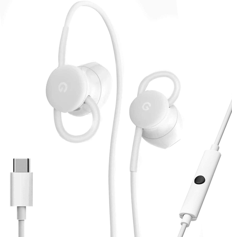 Google Pixel USB C Earbuds Wired Headset with Mic
