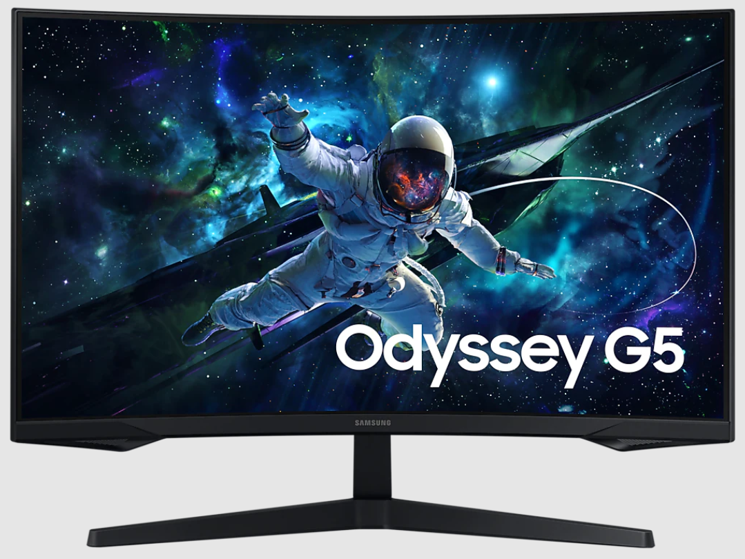 Samsung Odyssey G5 32 Inch 165Hz Quad HD Curved Monitor - LS32CG552EMXUE