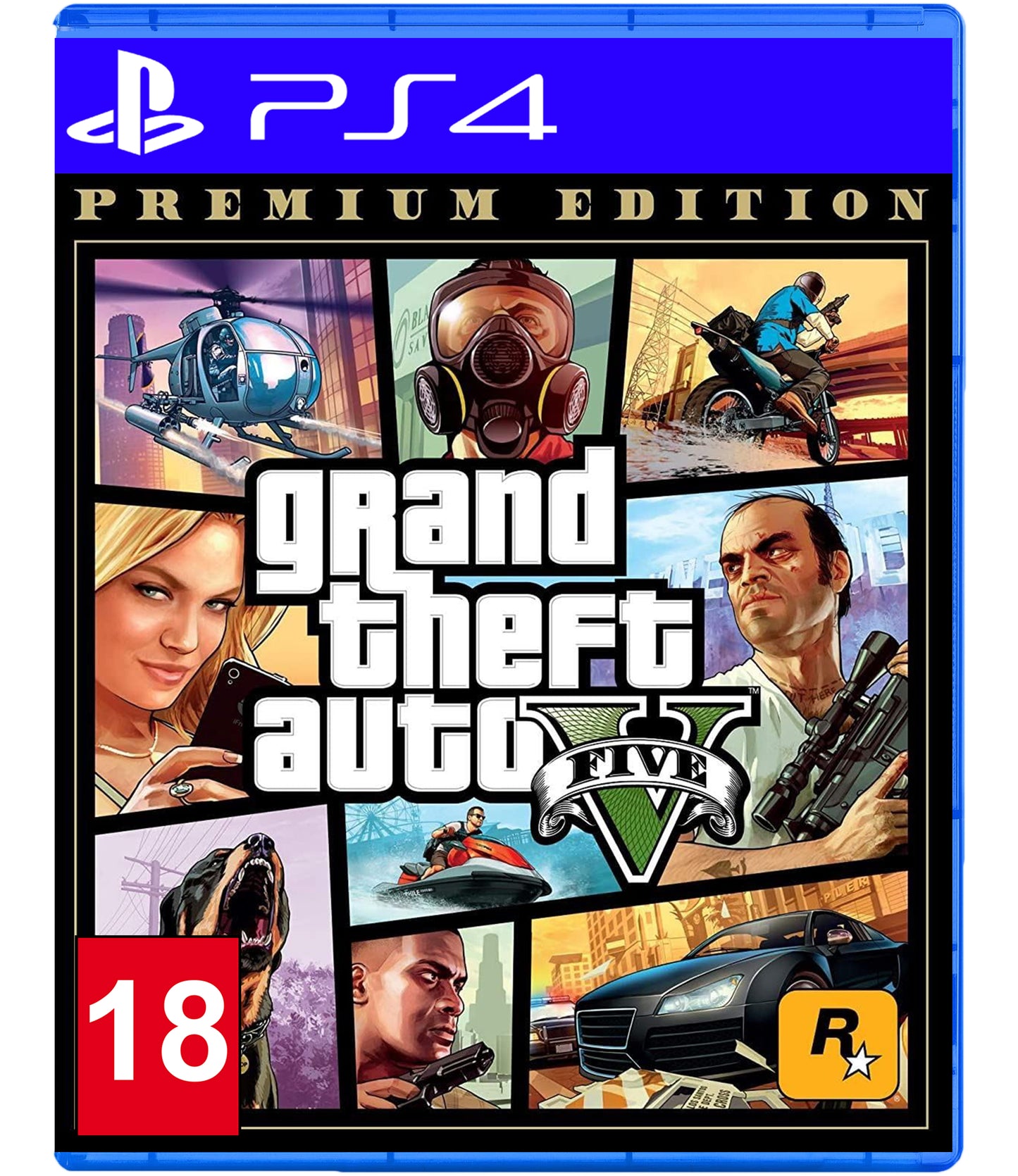 Grand Theft Auto V / GTA 5 - Premium Edition - PS4 Game