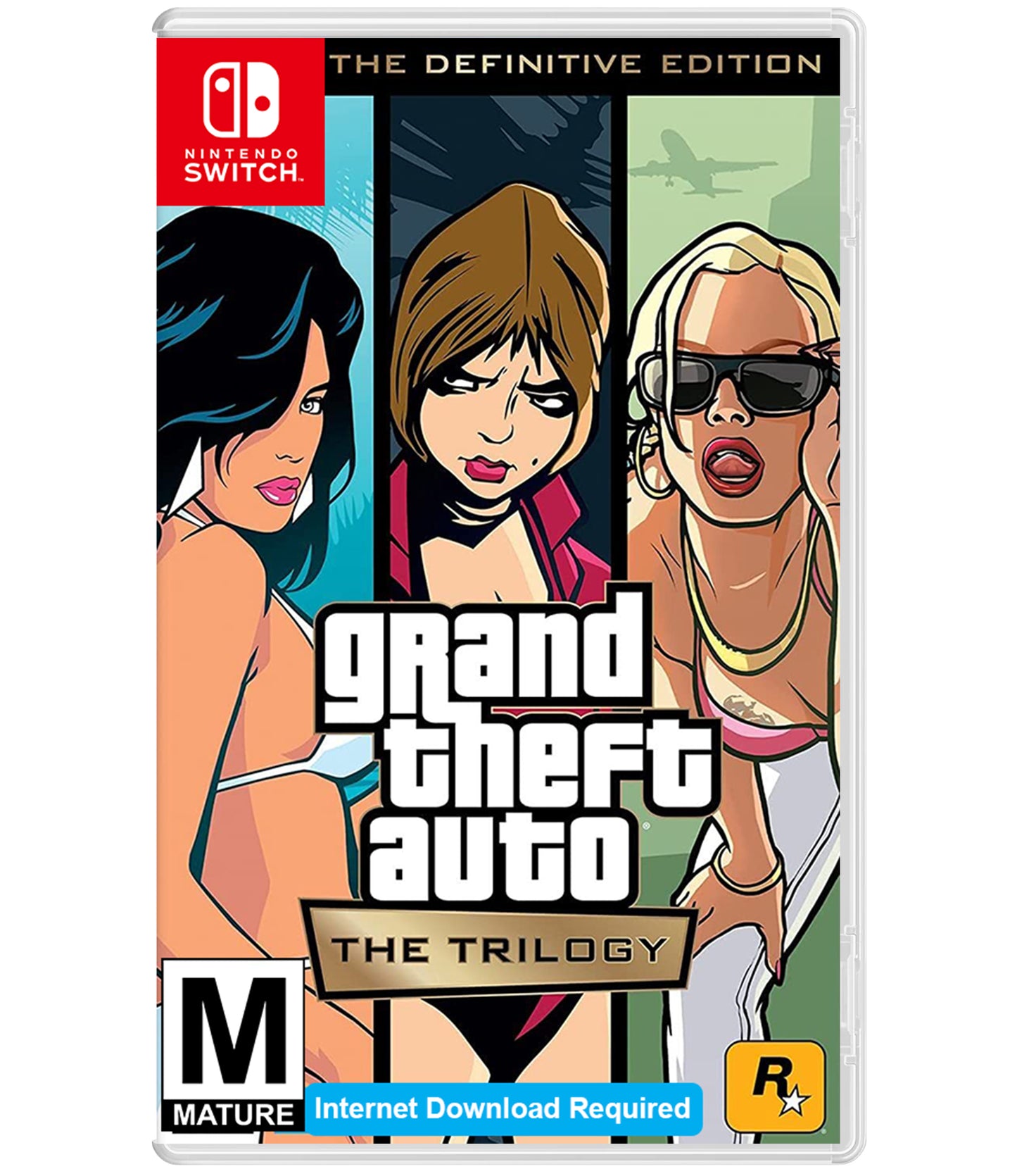 Grand Theft Auto: The Trilogy - Nintendo Game (Includes: GTA 3 III, Vice City, San Andreas)