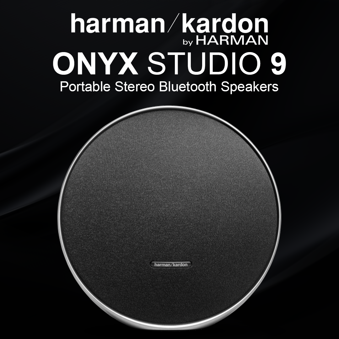 Harman Kardon Onyx Studio 9 Portable Bluetooth Speaker - Black