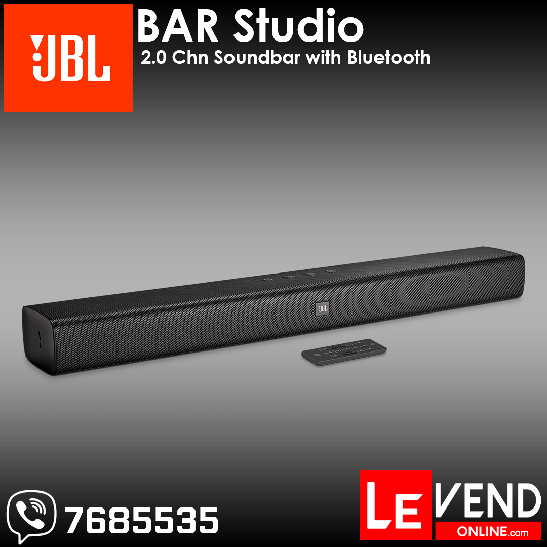 JBL Bar Studio 2.0 Soundbar With Bluetooth | Le Vend Online | Maldives