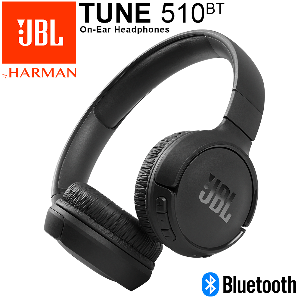 JBL Tune 510BT Bluetooth Headphones Black Maldives Le Vend Online