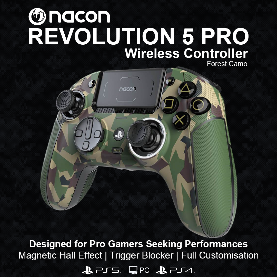 Nacon Revolution 5 Pro Wireless Controller - Forest Camo