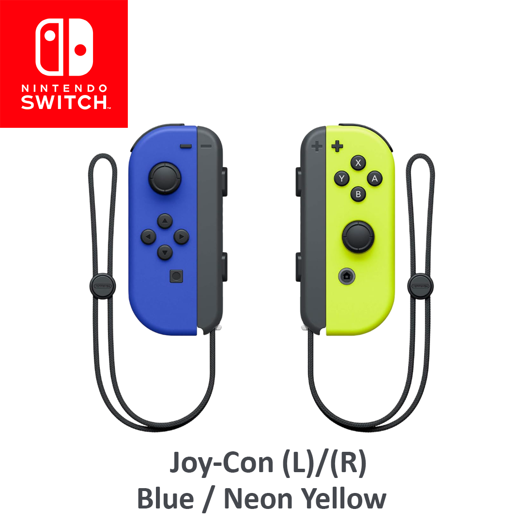 Nintendo Joy-Con Left-Right Pair Controller (Blue / Neon Yellow)