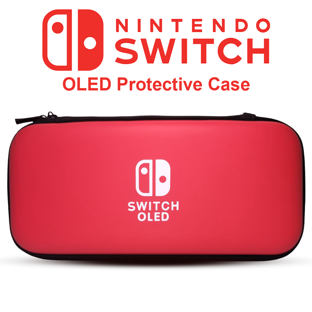 Nintendo Switch OLED Protective Carrying Case - Red