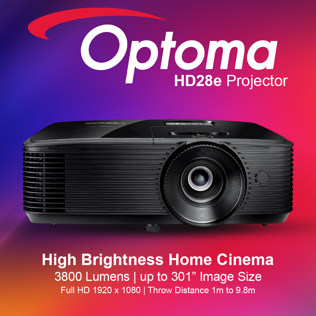 Optoma HD28e Full HD 3800 Lumens Projector