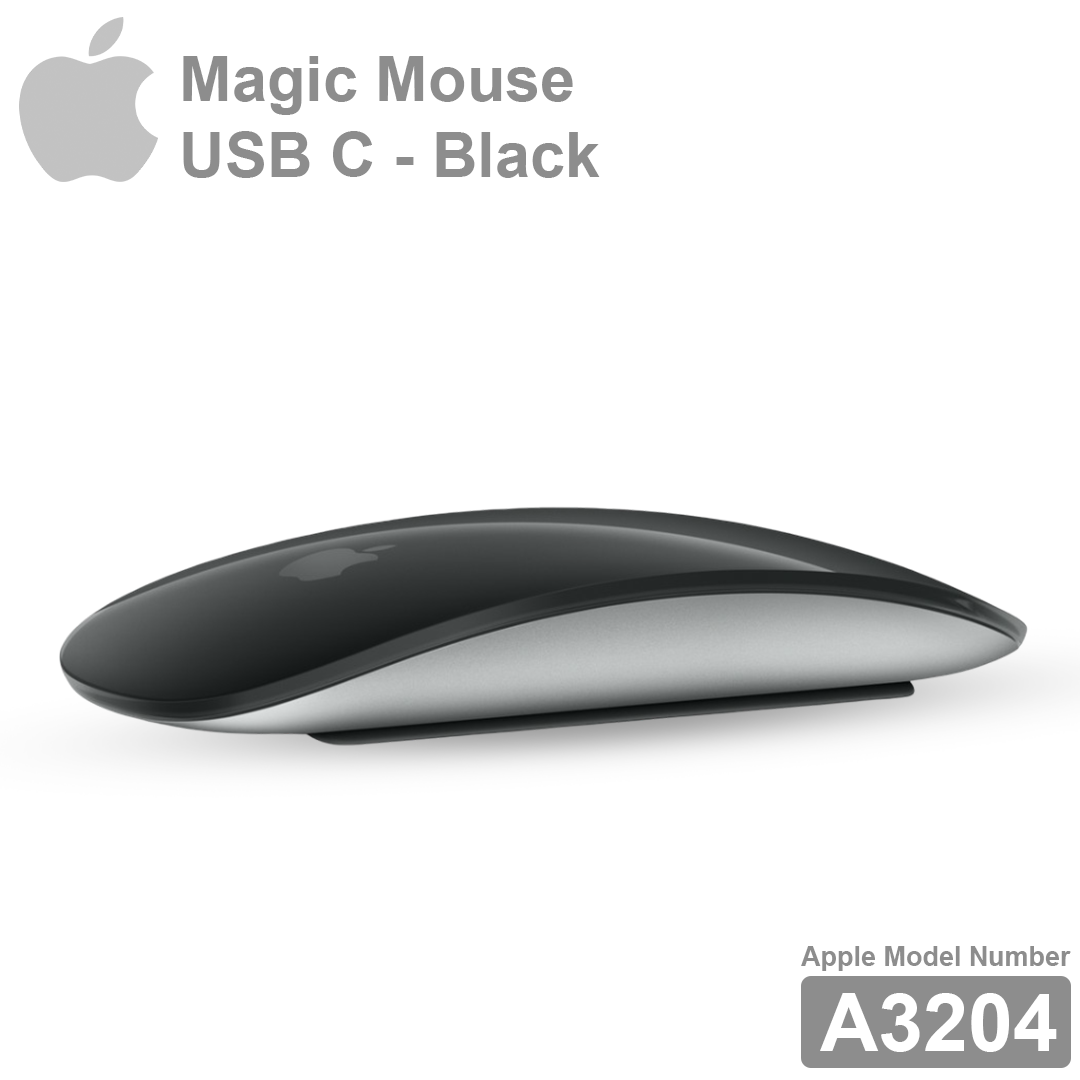 Apple Magic Mouse - Black (A3204 - MXK63ZA/A)