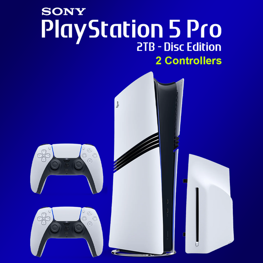 Sony PlayStation 5 Pro 2TB Console (Disc Edition) with 2 Controllers