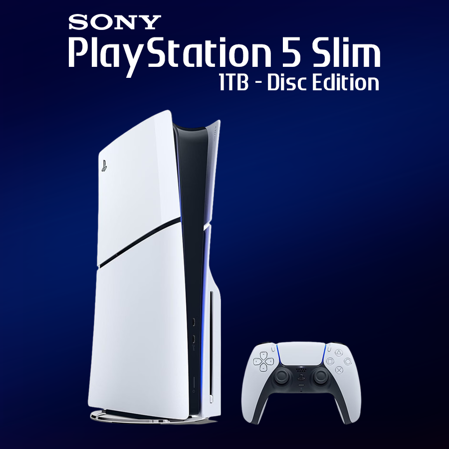 Sony PlayStation 5 Slim 1TB Console - Disc Edition