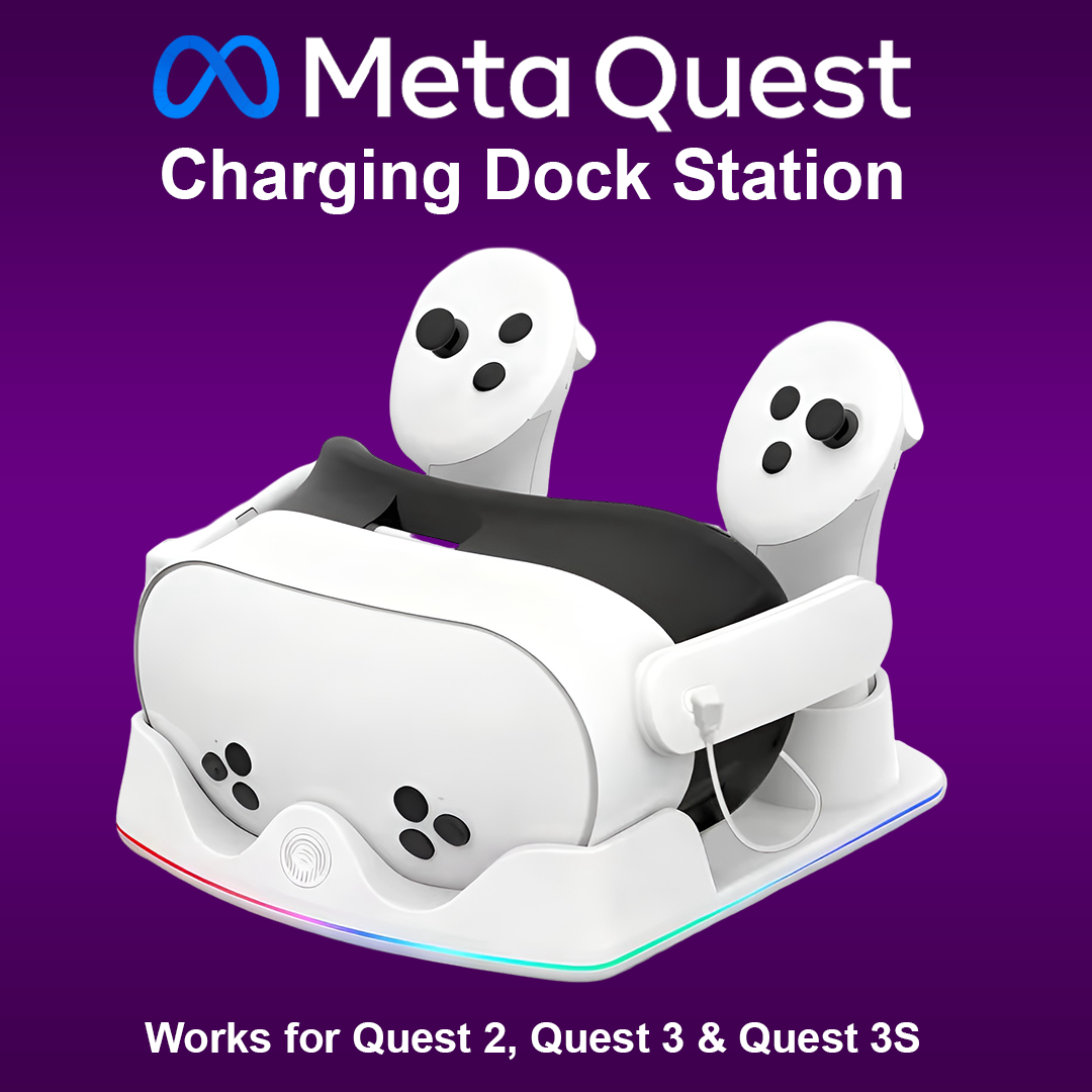 Meta Quest 3 & 3S RGB Charging Dock Station