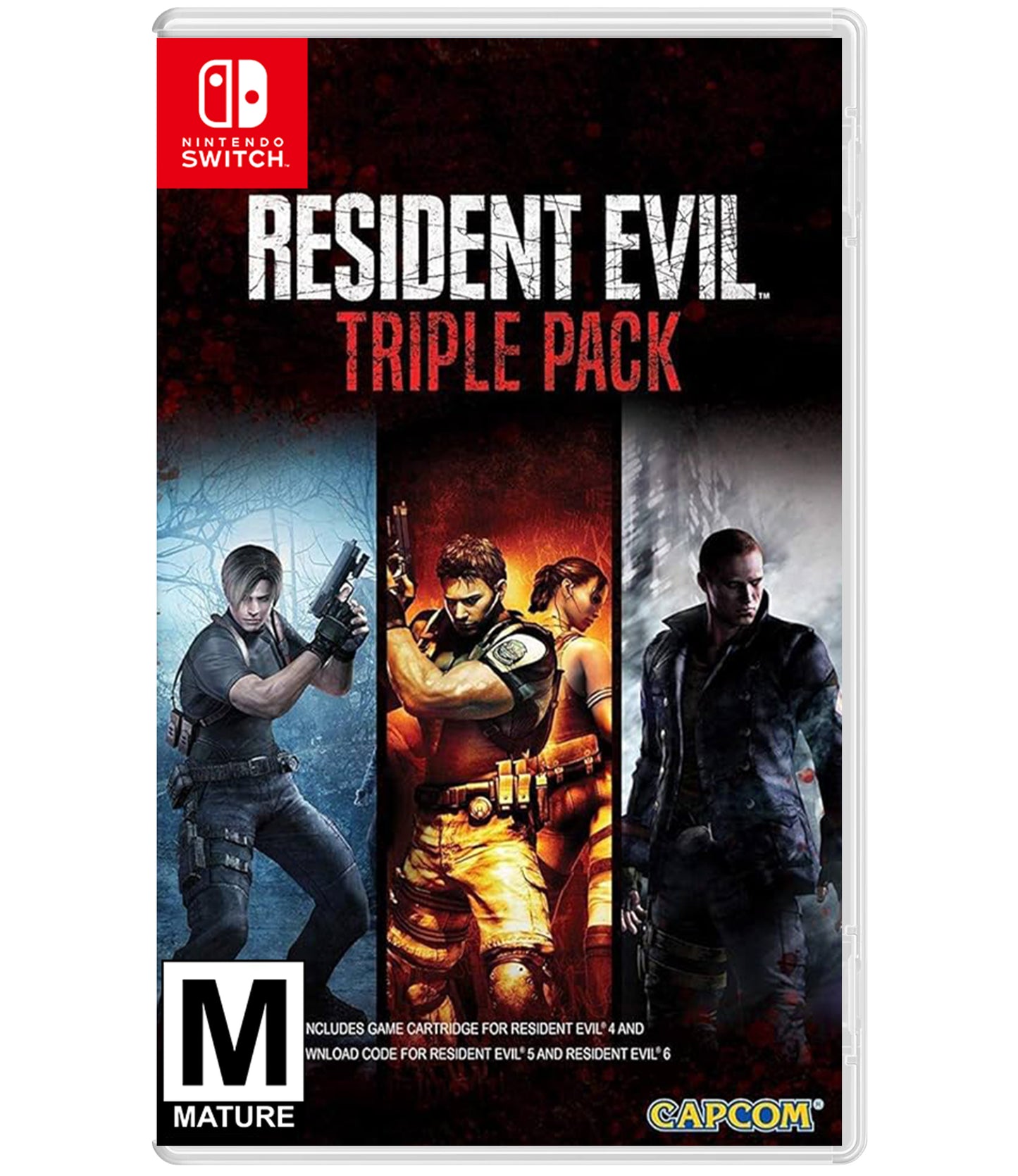 Resident Evil Triple Pack - Nintendo Game (Includes 4, 5 & 6)