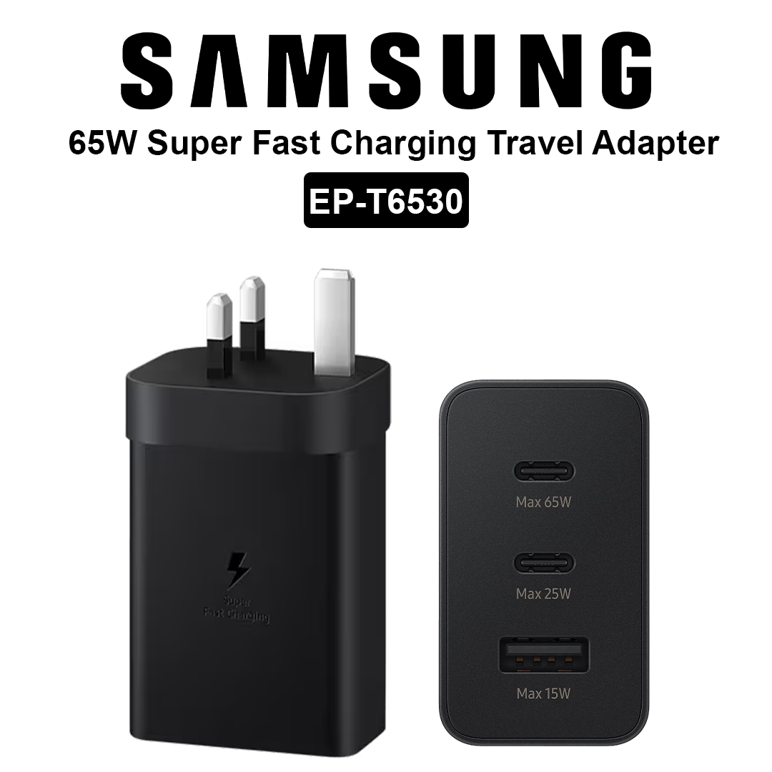 Samsung 65W (2x USB C / 1x USB A) Power Adapter Trio