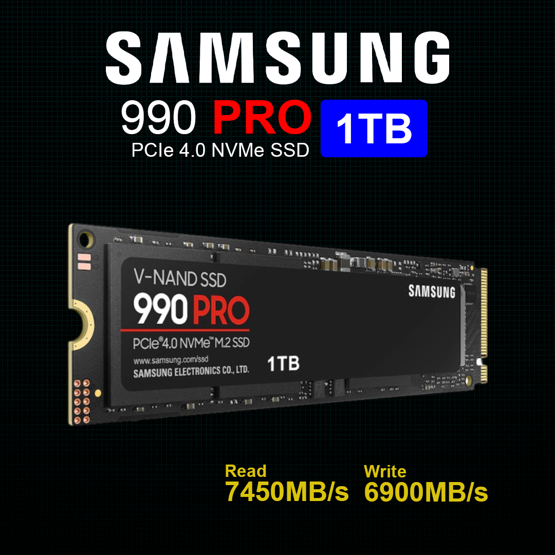 Samsung 990 PRO 1TB NVMe SSD Le Vend Online