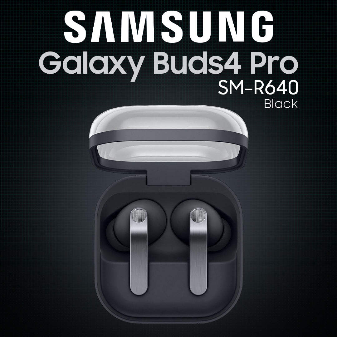 Samsung Galaxy Buds 4 Pro ANC Earbuds - Black - SM-R640