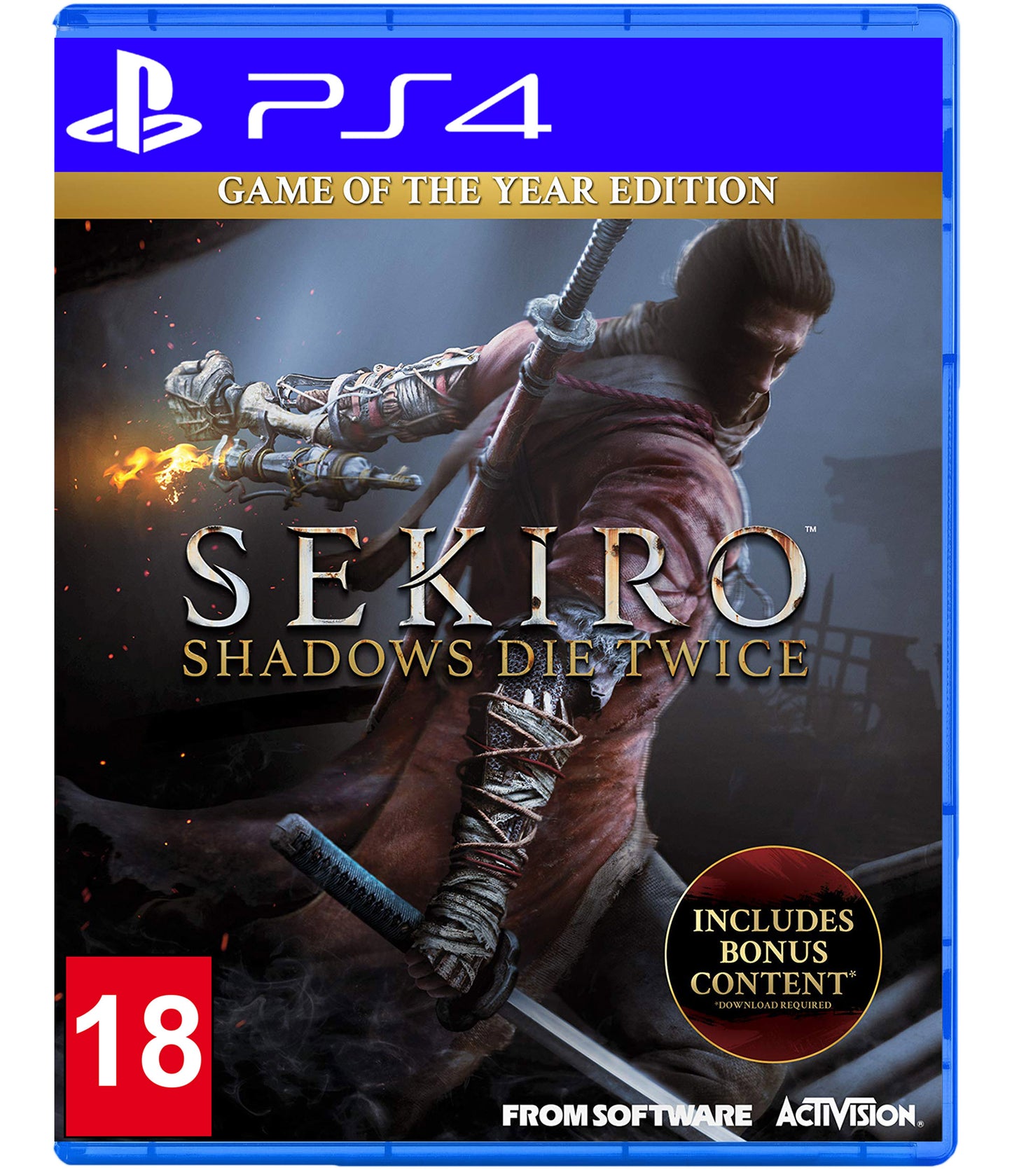 Sekiro Shadows Die Twice Game of the Year Edition - PS4 Game