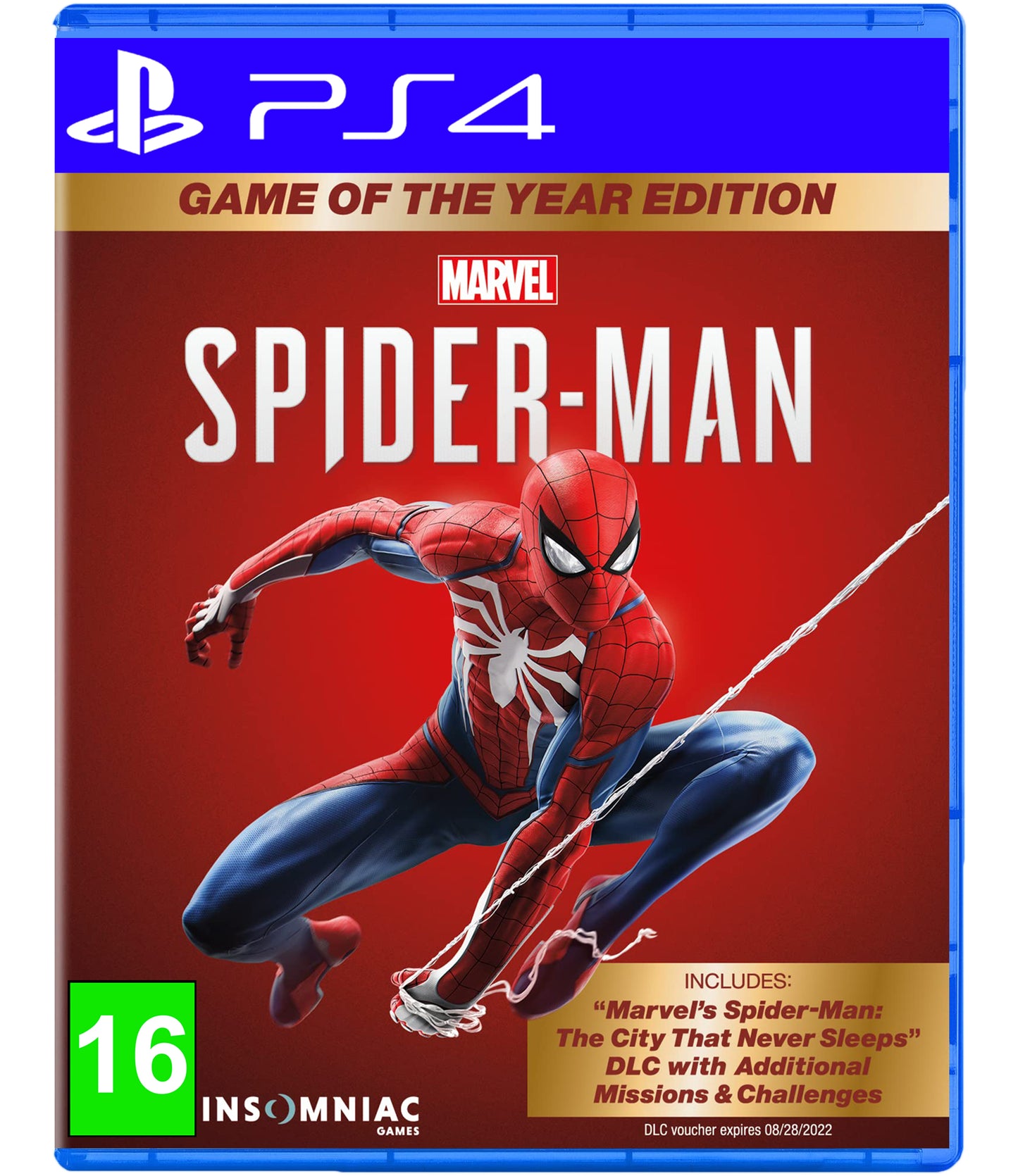 Marvel Spiderman Game of the Year / Spider Man - PS4 Game