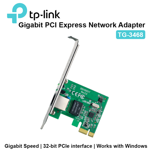 TP Link PCI Express Gigabit Ethernet Network Card - TG-3468