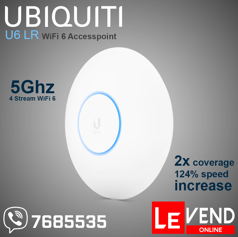 Ubiquiti UniFi U6 LR Long Range WiFi 6 Access Point