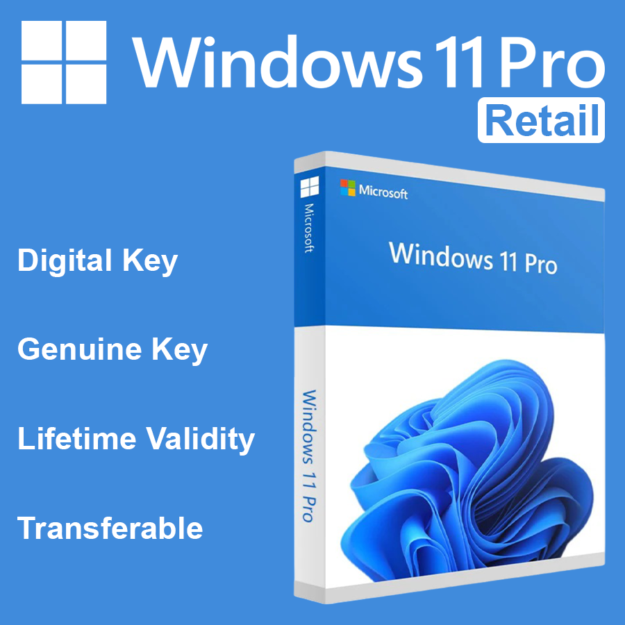 Microsoft Windows 11 Pro Genuine Activation Key - Retail