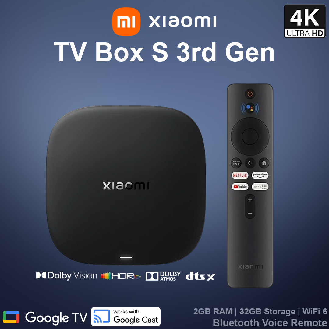 Xiaomi Mi TV Box S 3rd Gen Android TV Box