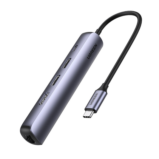 2x Type A 3.0 / HDMI / RJ45 / PD - USB C Hub - 10919