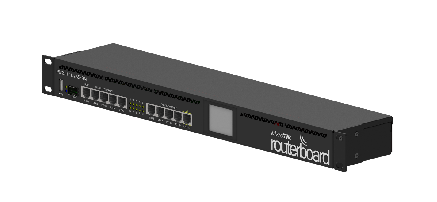 Mikrotik Gigabit Ethernet Router - RB2011UiAS-RM