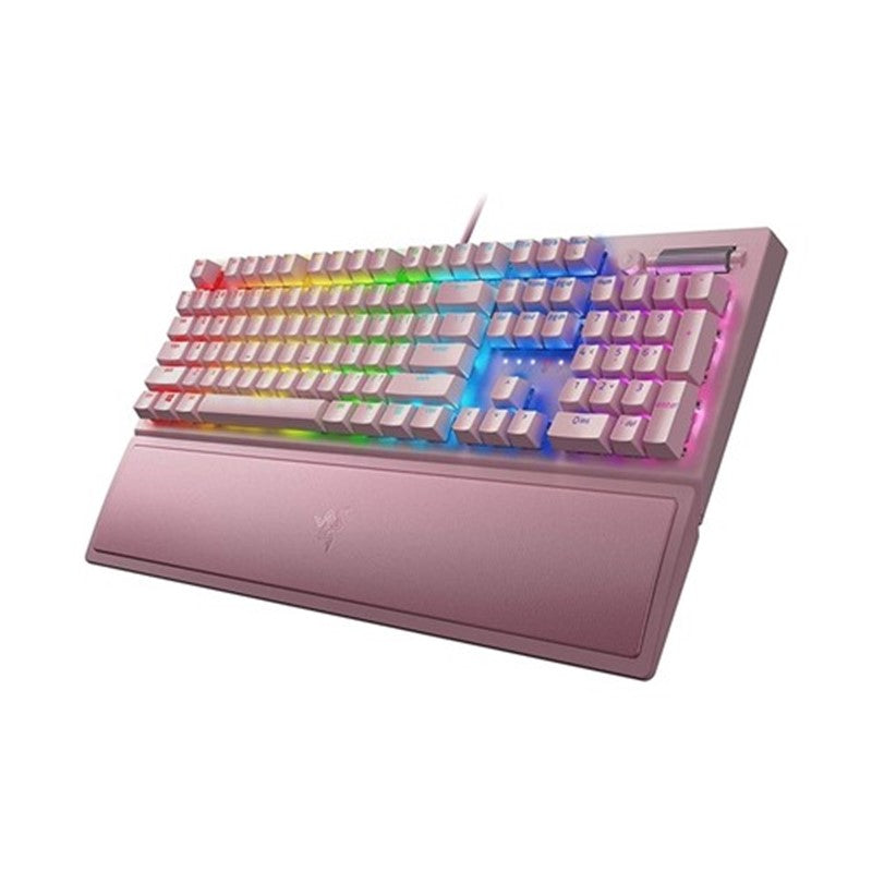 Razer Blackwidow V3 Quartz Gaming Keyboard - Tactile & Clicky
