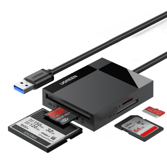 4 in 1 USB 3.0 TF Card Reader - 30333