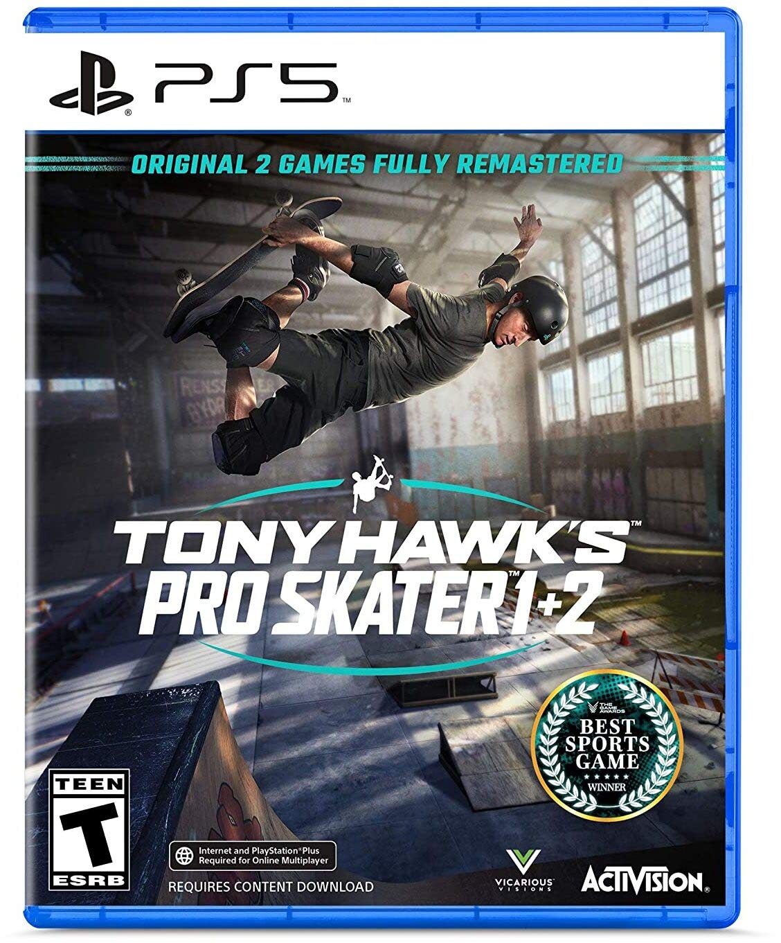 Tony Hawks Pro Skater 1+2 - Remastered - PS5 Game
