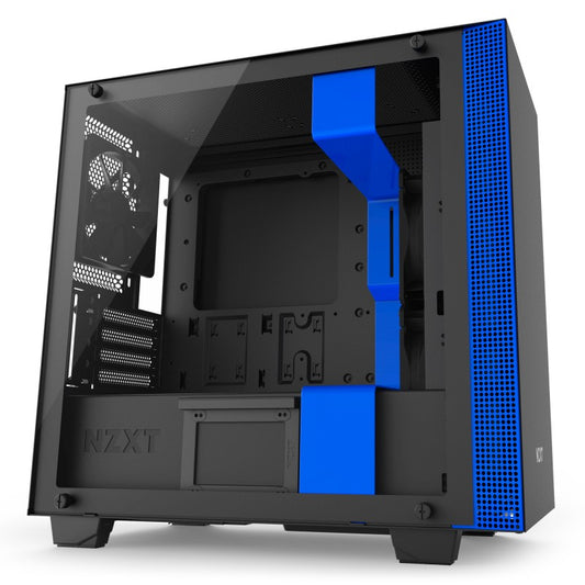 NZXT H400I Micro ATX CPU Chassis - Black & Blue