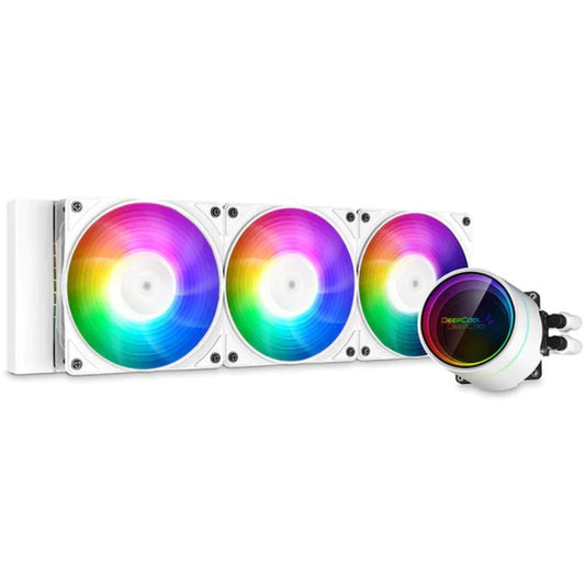 Deepcool Castle 360mm CPU Liquid Cooler - 360EX A-RGB WH