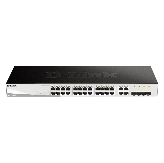 D Link 28 Port Gigabit Smart Managed Network Switch - DGS-1210-28