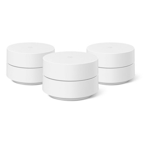 Google Wi-Fi AC1200 Dual Band Wireless Mesh Router, White, 3/Pack  (GA02434-US)