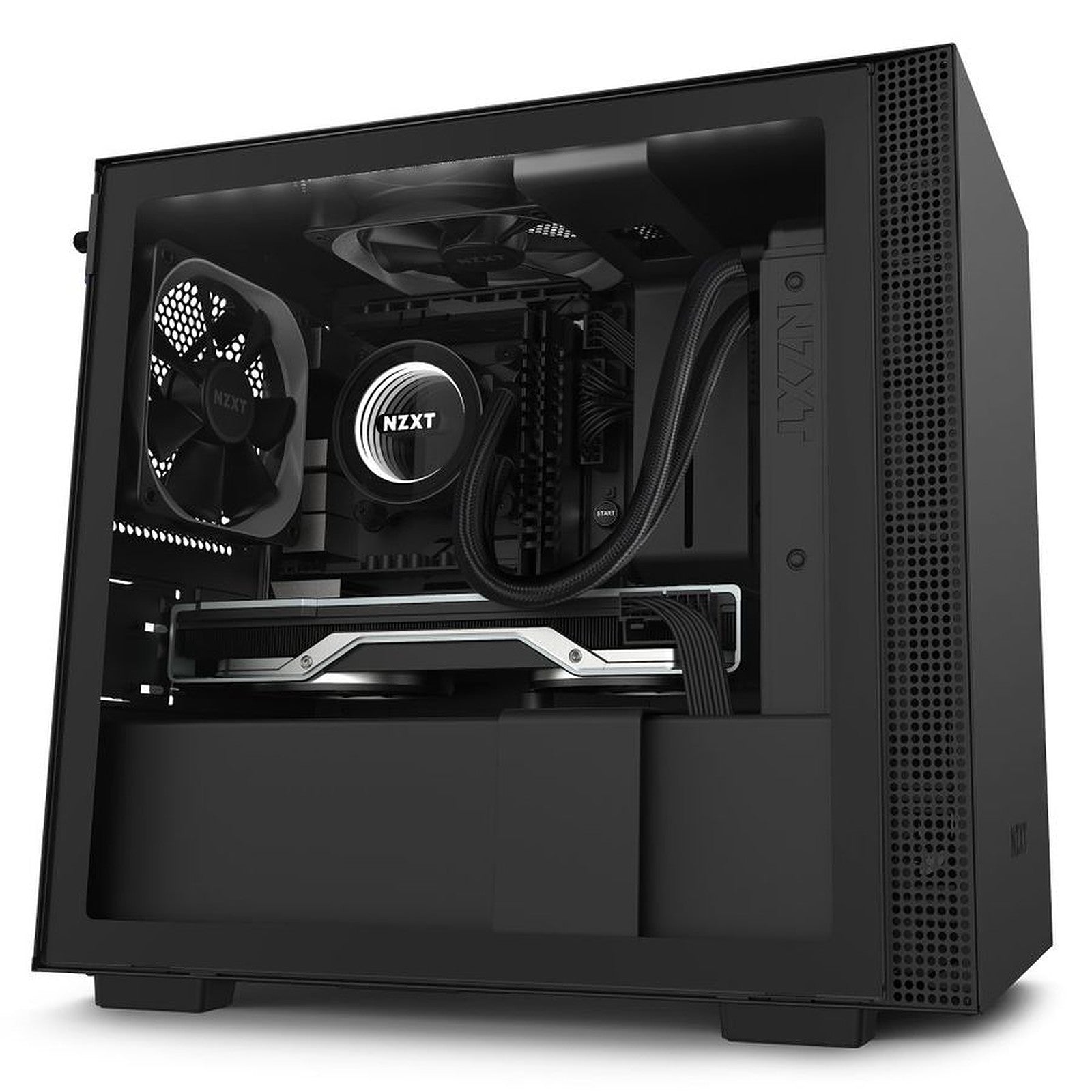 Nzxt H210i Mini Itx Cpu Chassis - Black 