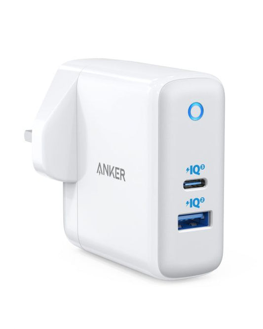 Anker PowerPort Atom III (Two Ports) USB C & USB A Power Adapter - 60W - A2322K21