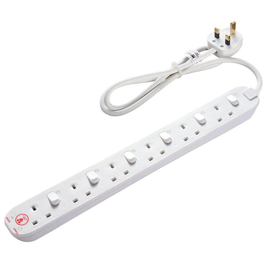 6 Socket 2M Surge Power Extension Board