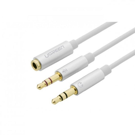 3.5 Aux Female to 2 Male Stereo Audio Cable - 20897