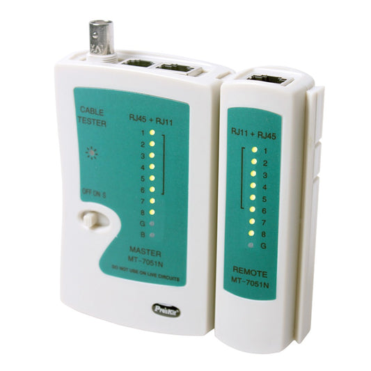 RJ11 & RJ45 Multi Modular Cable Tester - MT-7051N
