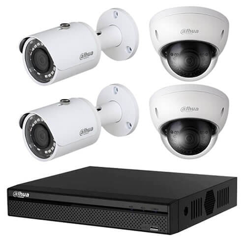 Dahua 4 Channel Network Video CCTV IP Camera Kit