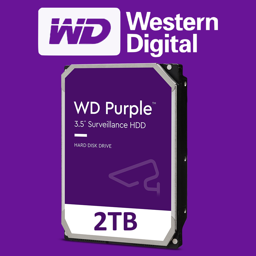 WD Purple 2TB 3.5' Surveillance Hard Disk